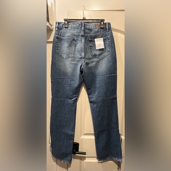 Hidden “Tracy Distressed Split Hem” in Dark wash - Picture 3 of 7